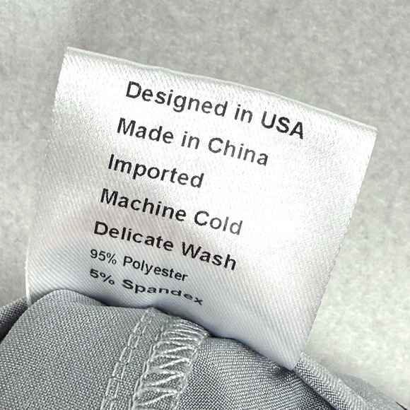 Primo Pants Mens 32 Tall Grey Jogger Performance Golf Activewear Stretch 32x30 - Picture 6 of 14